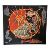 print on canvas the rain and the good weather by Jean Lurçat