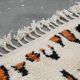 Unique handcrafted Berber carpet decorated 200cmx300cm