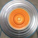 Mid-Century Italian Floor Reflector Lamp in Aluminium