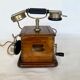 Téléphone bois à manivelle 1920