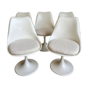 suite de 5 chaises Tulipe
