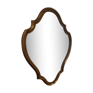 miroir biseauté en bois