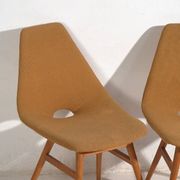 Chaises décoratives vintage (c.1950). Ensemble de 2 pièces