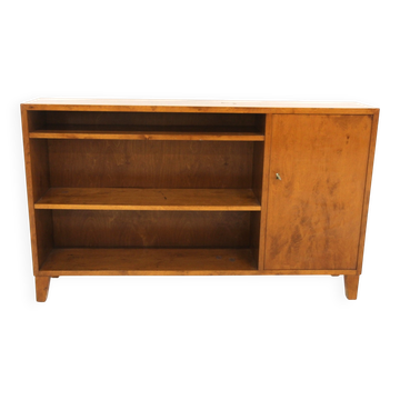 Bibliothèque scandinave en bouleau, Suède, 1930
