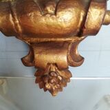 Wall lamp console gilded wood early XXem
