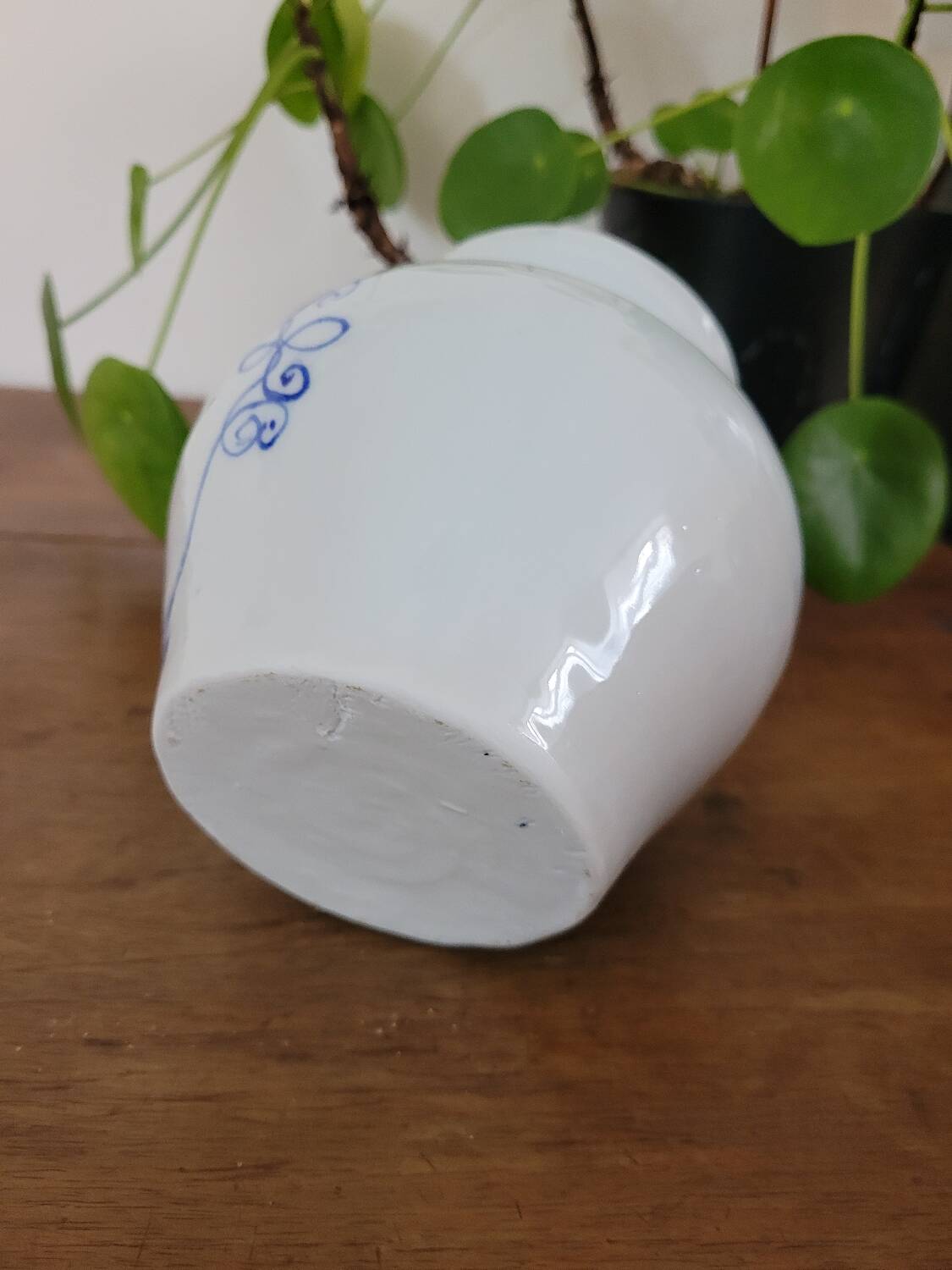 Stoneware mustard pot