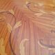 Table basse style Louis XV en bois de rose
