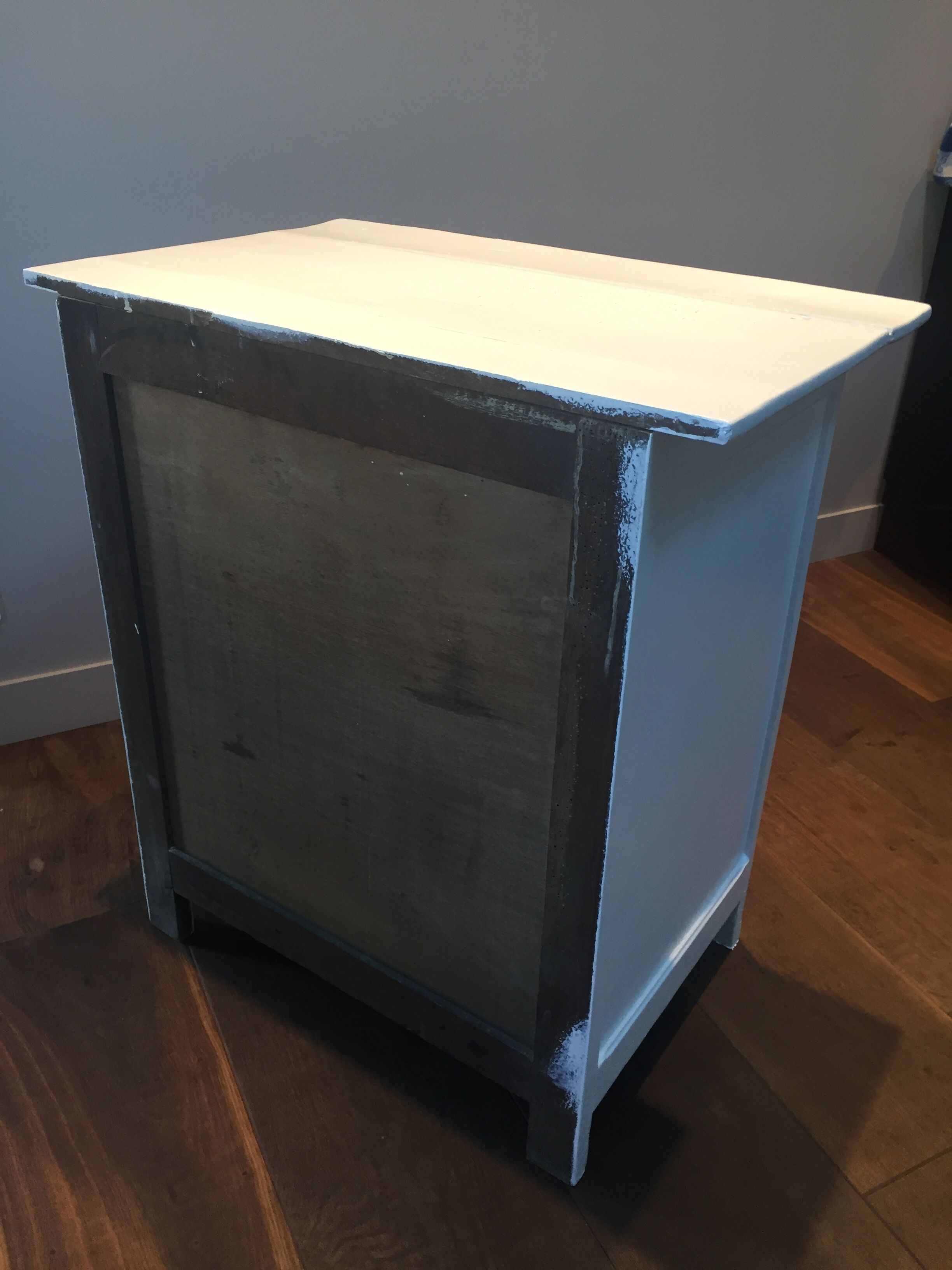 White Parisian buffet