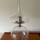 Vintage blown glass lamp from the 70s