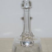 Antique Cut Crystal Carafe Sterling Madeira 1973
