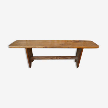 Banc large en bois massif