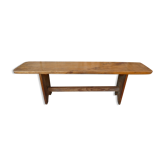 Banc large en bois massif