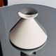 Pair of cream and grey ceramic vases from the 1970s