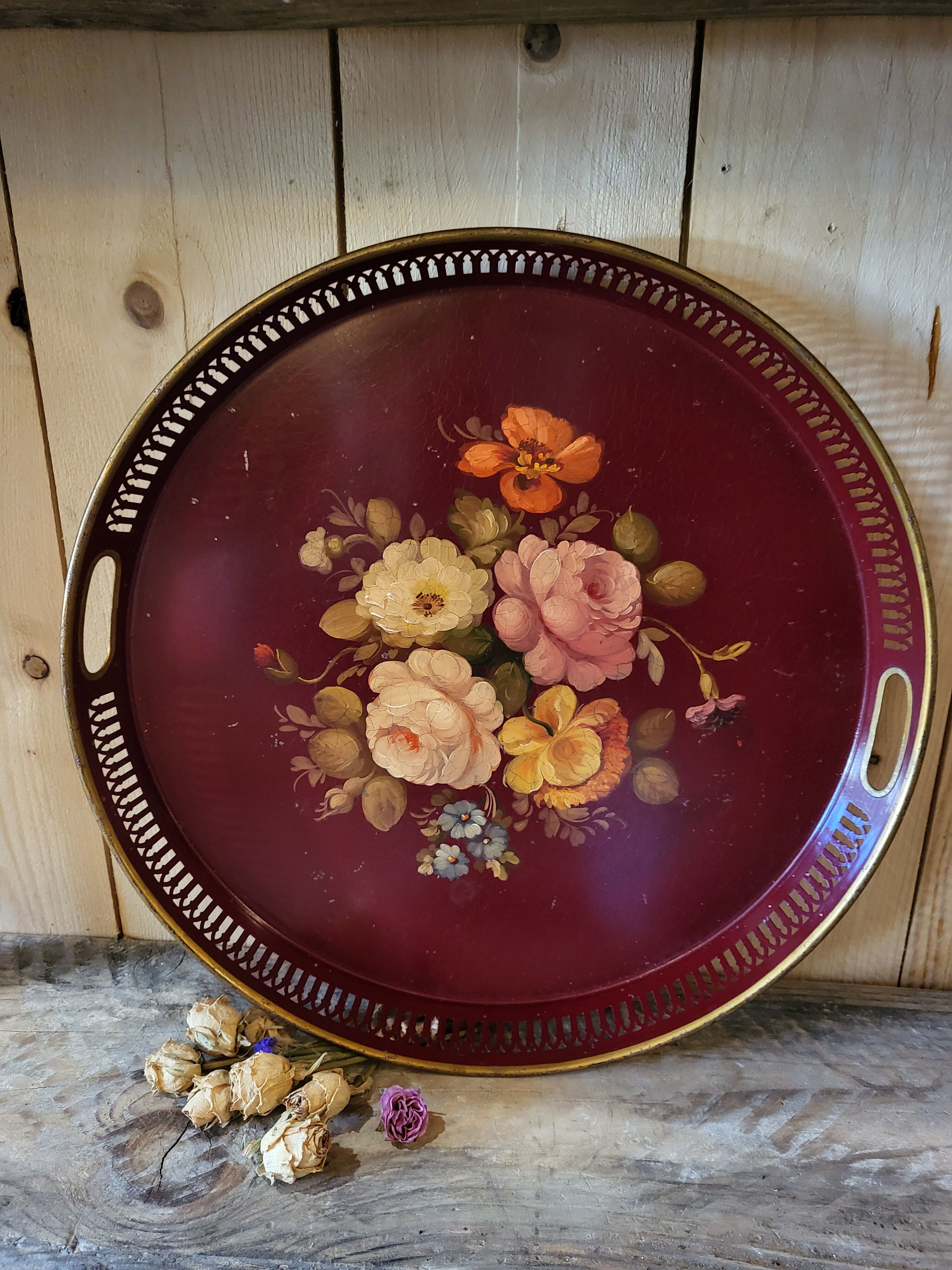 Old painted sheet metal top