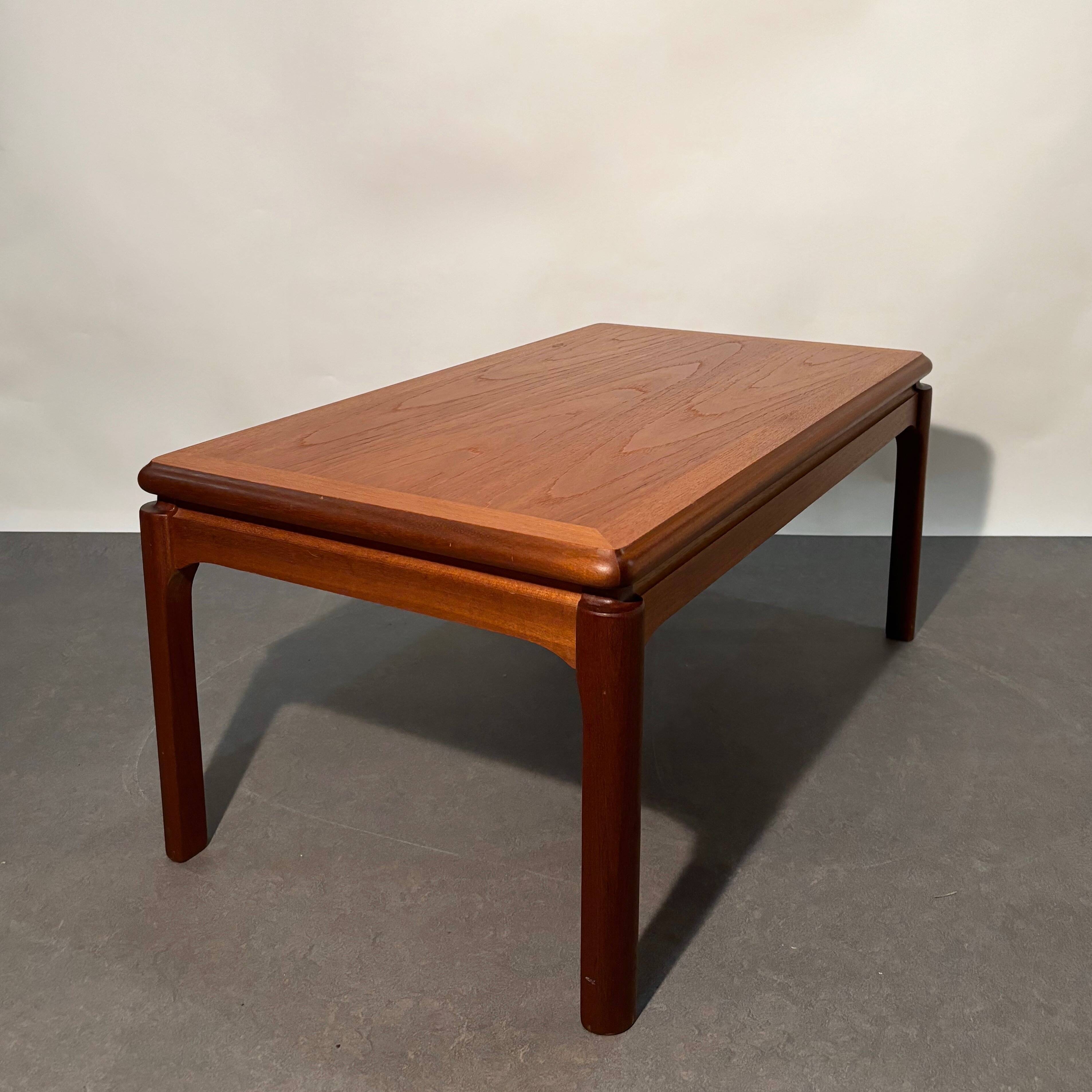 60s teak coffee table