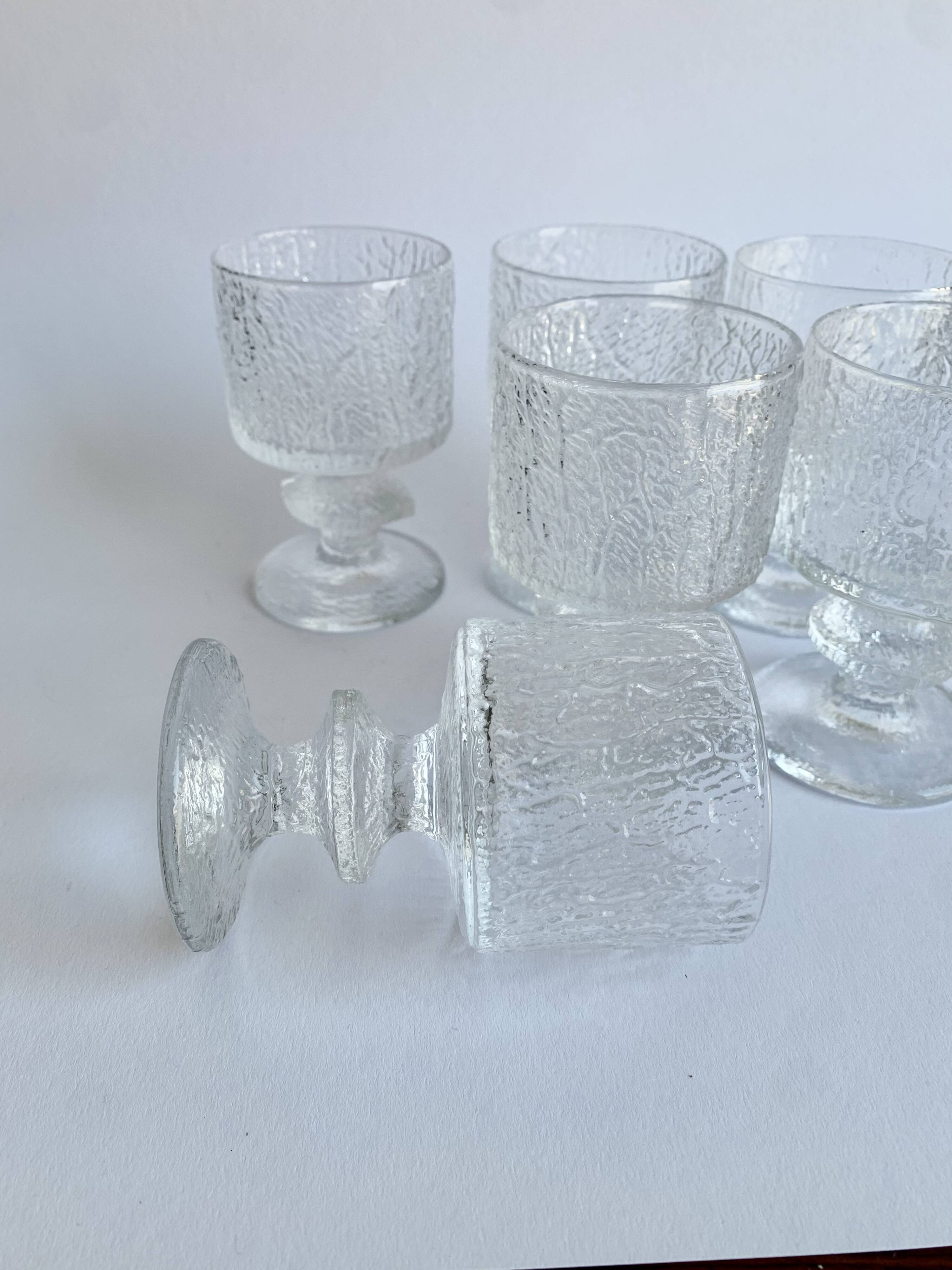 6 verres iittala Timo Sarpaneva