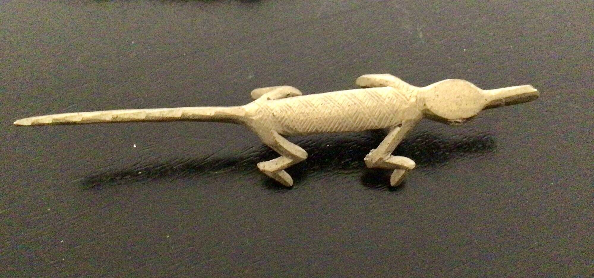 6 porte-couteau crocodile en laiton