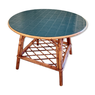 Rattan coffee table