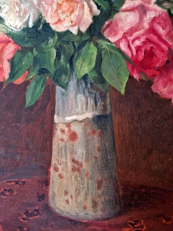 Ferdinand Schultz-Wettel (1872-1957) - Oil on canvas - Bouquet of flowers