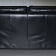 Canapé 2 places en cuir Natuzzi avec fauteuil