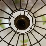 Vintage mother-of-pearl and brass pendant/chandelier