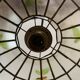 Vintage mother-of-pearl and brass pendant/chandelier