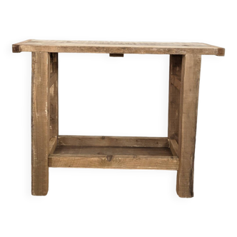 Vintage solid wood workbench