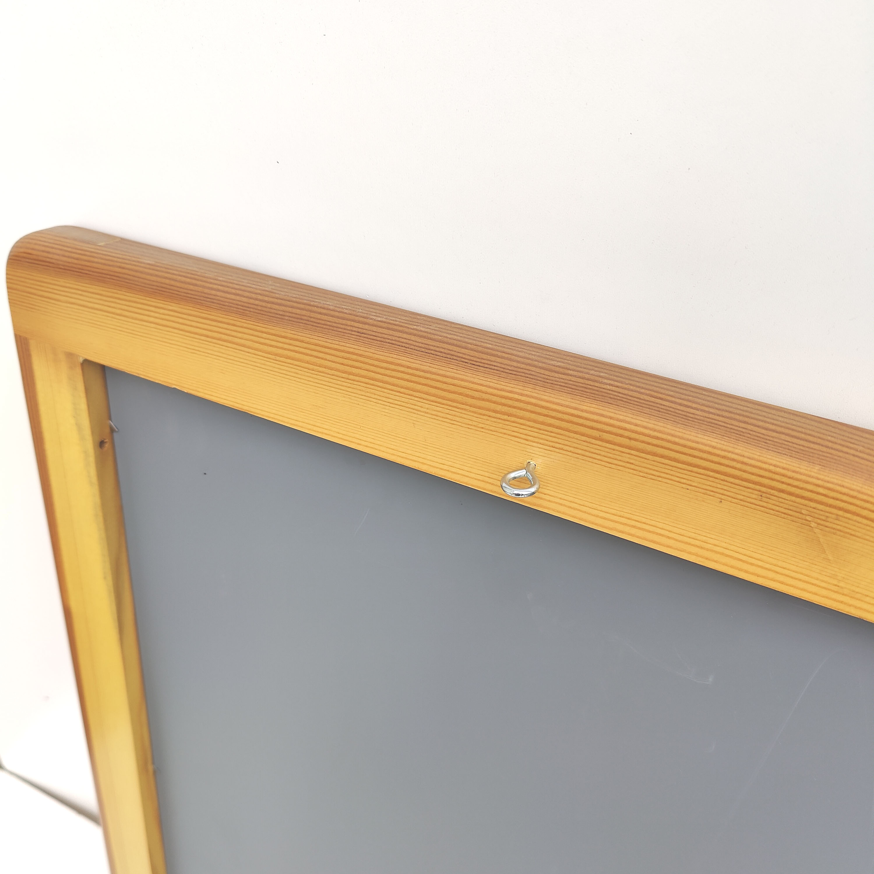 Vintage light wood mirror