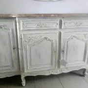 Magnificent mahogany enfilade in Regency style.