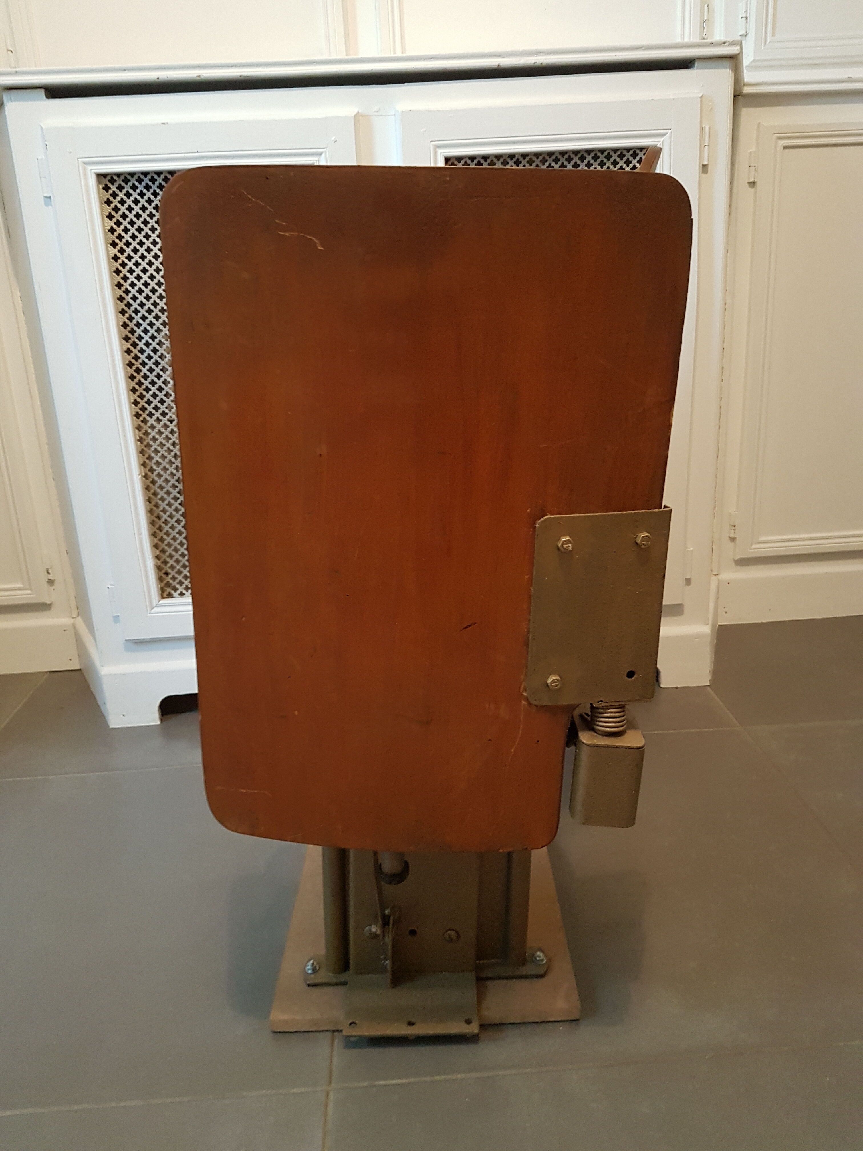 Vintage cinema seat