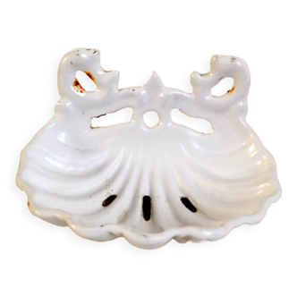 Porte-savon coquille Saint-Jacques en Fonte