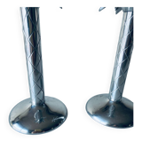 Pair of palm tree candlesticks