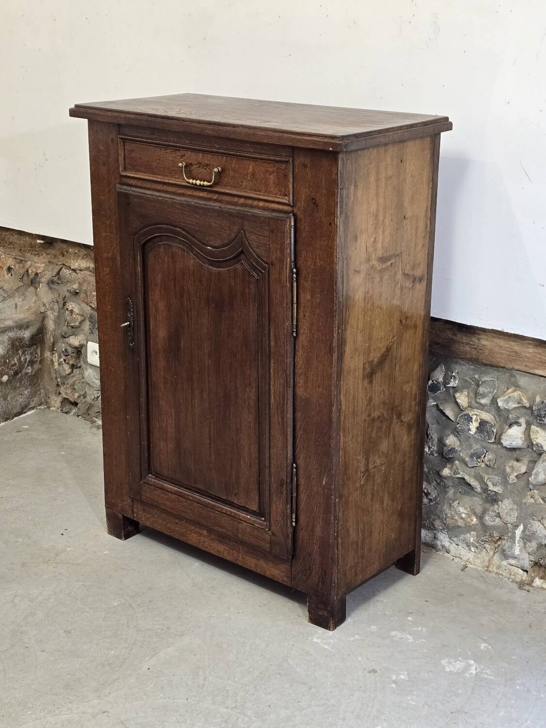 19th century oak jam cupboard