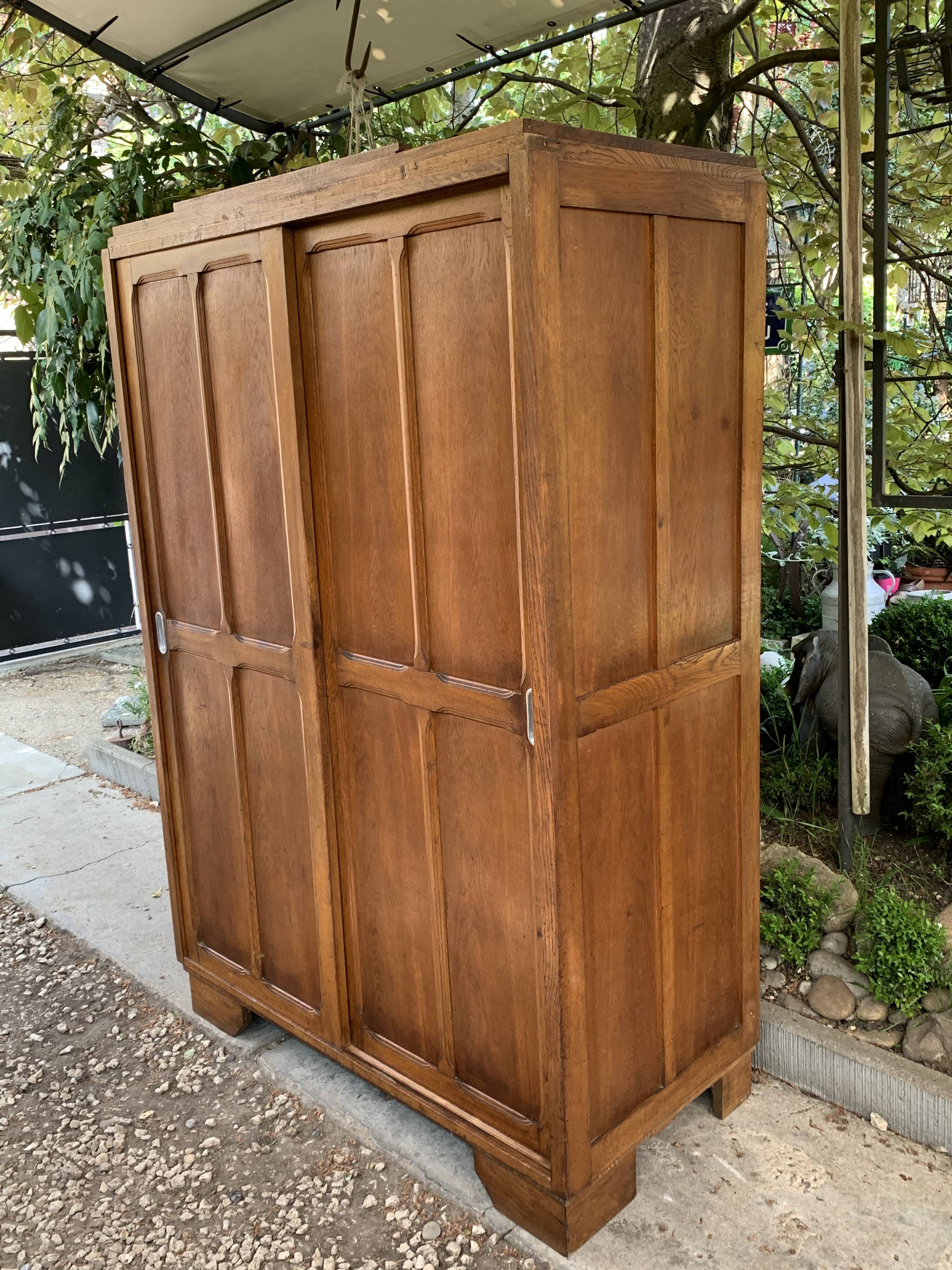 Parisian wardrobe 50's sliding doors