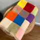 Granny Square Multicolor Crochet Old Wool Blanket