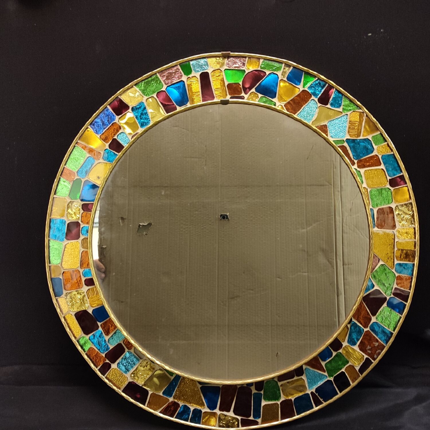 Glass mosaic mirror 1950