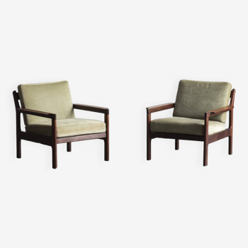 Set of 2 easy chairs produced in Denmark, 1960s