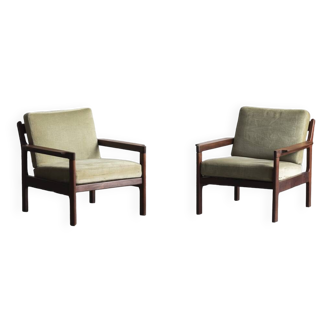 Set of 2 easy chairs produced in Denmark, 1960s