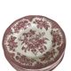 Lot de 8 assiettes faïence Wedgwood modèle faisan asiatique rose