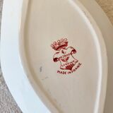 Ravier earthenware Longwy "Mésange"