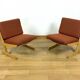 Chauffeuses Scandinave 1960 par Ditte & Adrian Heath Modèle 242 s