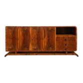 Buffet Art Déco en noyer, années 1930-1940, Europe centrale