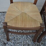 Set of six mulched chairs