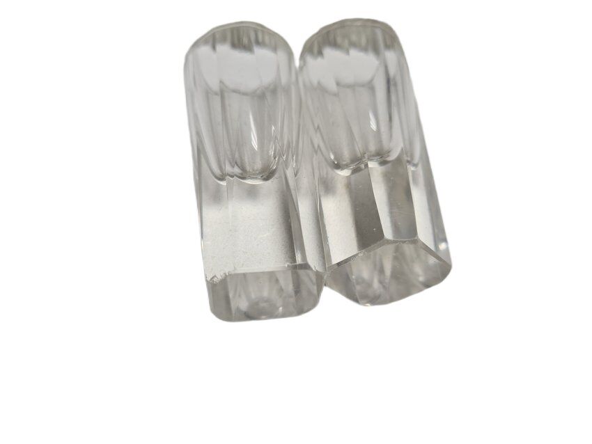 Art Deco vodka shot glasses from Hortensja Glassworks, Poland, 1950s, set of 7