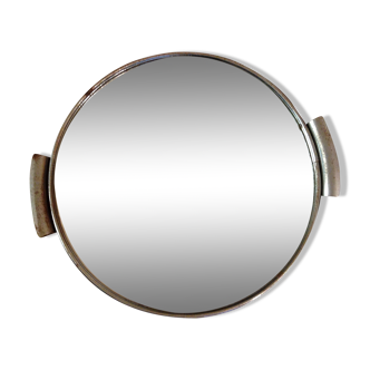 Round mirror tray