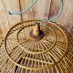 Cage à oiseau ancienne en bois