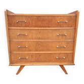 Vintage chest of drawers with tapered legs