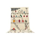 Tapis berbère laine fait main 271 x 148 cm