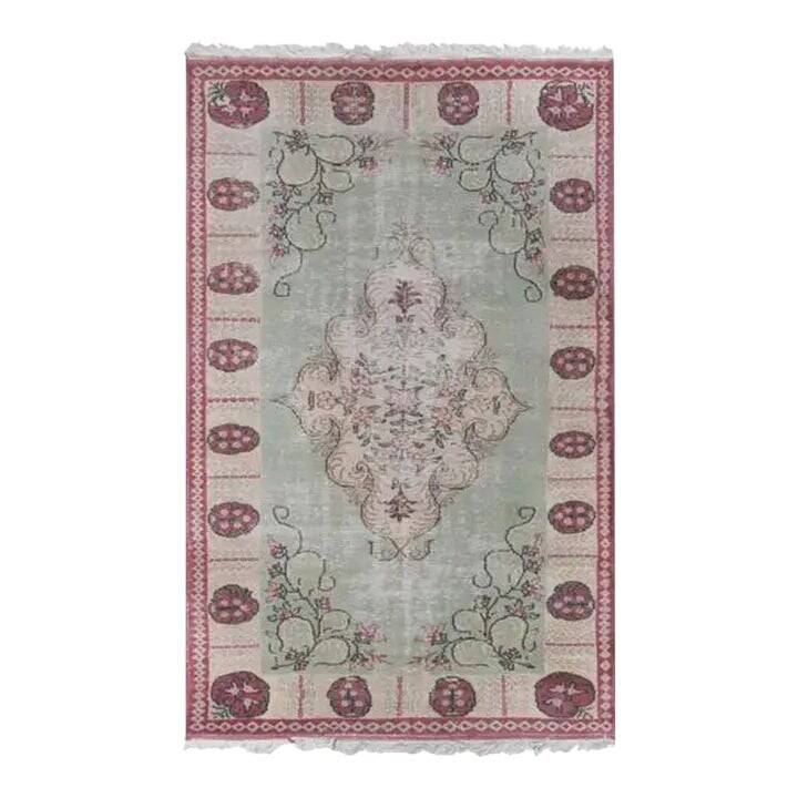 Vintage Turkish Oushak rug 188x290 cm