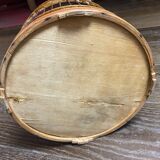 Old bird cage made of bamboo and wood